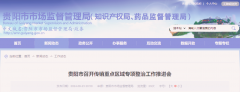 贵阳市监局：集中力量查处一批大案要案、打掉